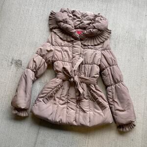 y2k puffer coat feminine romantic cottagecore ethereal | size s